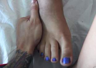His sexy girlfriend can't live without to unfathomable throat, but in addition to that, hes gonna get some footjob along with that and an opportunity to film it as a result that he has something to jerk off to whilst shes at work