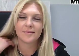 Blond having oral fun with hard cocked dude : naked video Pornalized.com